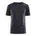 Rush tee, male Black