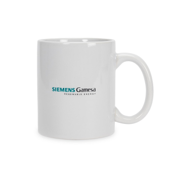 Ceramic Mug, white, 330 ml.