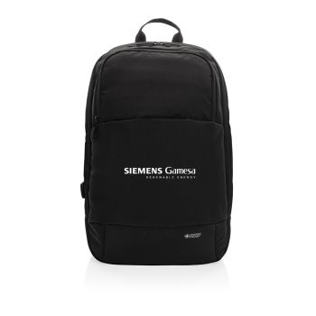 Laptop backpack, 15.6" rPET , black 