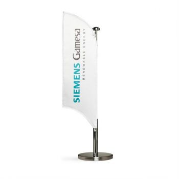 Beach flag for conference tables, small