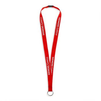 Lanyards for externals/temos, red, 10 pcs.