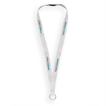 Lanyards for events, white, 10 pcs.